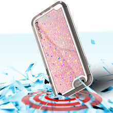 Load image into Gallery viewer, iPhone 7 Case, PunkCase LIQUID Rose Series, Protective Dual Layer Floating Glitter Cover (Color in image: gold)

