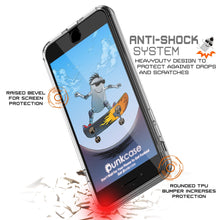 Cargar imagen en el visor de la galería, iPhone 7 Case Punkcase® LUCID 2.0 Clear Series Series w/ PUNK SHIELD Screen Protector | Ultra Fit (Color in image: light blue)
