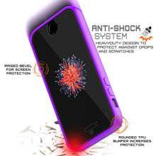 Cargar imagen en el visor de la galería, iPhone SE/5S/5 Case Punkcase® LUCID 2.0 Purple Series w/ PUNK SHIELD Screen Protector | Ultra Fit (Color in image: black)
