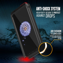 Cargar imagen en el visor de la galería, Galaxy S9 Plus Metal Case, Heavy Duty Military Grade Rugged Armor Cover [shock proof] Hybrid Full Body Hard Aluminum &amp; TPU Design [non slip] W/ Prime Drop Protection for Samsung Galaxy S9 Plus [Black] 
