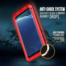 Cargar imagen en el visor de la galería, Galaxy Note 8  Case, PUNKcase Metallic Red Shockproof  Slim Metal Armor Case (Color in image: neon)
