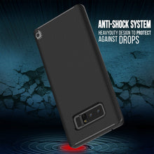 Cargar imagen en el visor de la galería, Galaxy Note 8 Case, PunkCase [Stealth Series] Hybrid 3-Piece Shockproof Dual Layer Cover [Non-Slip] [Soft TPU + PC Bumper] with PUNKSHIELD Screen Protector for Samsung Note 8 [Black] (Color in image: Rose Gold)
