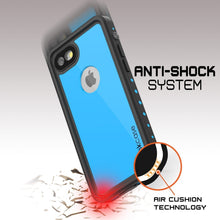 Cargar imagen en el visor de la galería, iPhone SE (4.7&quot;) Waterproof Case, Punkcase [Light Blue] [StudStar Series]  [Slim Fit] [IP68 Certified] [Dirt/Snow Proof] (Color in image: pink)
