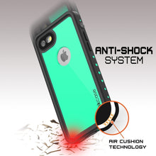 Cargar imagen en el visor de la galería, iPhone SE (4.7&quot;) Waterproof Case, Punkcase [Teal] [StudStar Series] [Slim Fit] [IP68 Certified]] [Dirtproof] [Snowproof] (Color in image: black)
