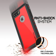 Cargar imagen en el visor de la galería, iPhone 8+ Plus Waterproof Case, Punkcase [StudStar Series] [Red] [Slim Fit] [Shockproof] [Dirtproof] [Snowproof] Armor Cover (Color in image: teal)
