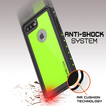 Cargar imagen en el visor de la galería, iPhone 8+ Plus Waterproof Case, Punkcase [StudStar Series] [Light Green] [Slim Fit] [Shockproof] [Dirtproof] [Snowproof] Armor Cover (Color in image: teal)
