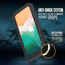Cargar imagen en el visor de la galería, iPhone X Waterproof IP68 Case, Punkcase [Clear] [StudStar Series] [Slim Fit] [Dirtproof] (Color in image: red)
