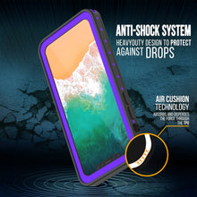 Cargar imagen en el visor de la galería, iPhone X Waterproof IP68 Case, Punkcase [Purple] [StudStar Series] [Slim Fit] [Dirtproof] (Color in image: light green)
