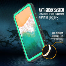 Cargar imagen en el visor de la galería, iPhone X Waterproof IP68 Case, Punkcase [Teal] [StudStar Series] [Slim Fit] [Dirtproof] (Color in image: pink)
