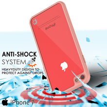 Cargar imagen en el visor de la galería, iPhone SE (4.7&quot;) Case [MASK Series] [PINK] Full Body Hybrid Dual Layer TPU Cover W/ protective Tempered Glass Screen Protector 
