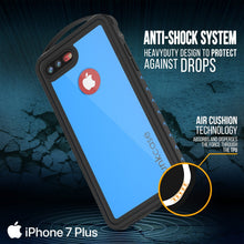 Load image into Gallery viewer, iPhone 8+ Plus Waterproof Case, Punkcase ALPINE Series, Light Blue | Heavy Duty Armor Cover (Color in image: white)
