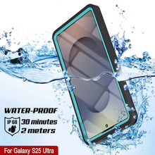 Cargar imagen en el visor de la galería, Funda impermeable para Galaxy S25 Ultra, Punkcase [Extreme Mag Series] Armor Cover con protector de pantalla incorporado [verde azulado]
