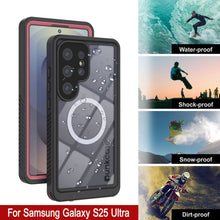 Cargar imagen en el visor de la galería, Productos Funda impermeable para Galaxy S25 Ultra, Punkcase [Extreme Mag Series] Armor Cover con protector de pantalla incorporado [rosa]
