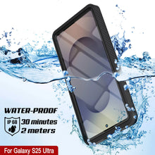 Cargar imagen en el visor de la galería, Funda impermeable para Galaxy S25 Ultra, Punkcase [Extreme Mag Series] Armor Cover con protector de pantalla incorporado [Negro]
