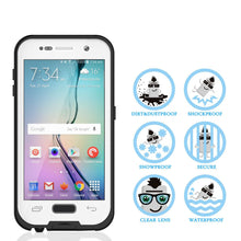 Load image into Gallery viewer, Galaxy S6 Waterproof Case, Punkcase SpikeStar White Water/Shock/Dirt/Snow Proof | Lifetime Warranty (Color in image: black)
