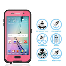 Load image into Gallery viewer, Galaxy S6 Waterproof Case, Punkcase SpikeStar Pink Water/Shock/Dirt/Snow Proof | Lifetime Warranty (Color in image: black)
