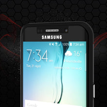 Load image into Gallery viewer, Galaxy s6 EDGE Case PunkCase Galactic Black Series Slim Armor Soft Cover w/ Screen Protector (Color in image: pink)
