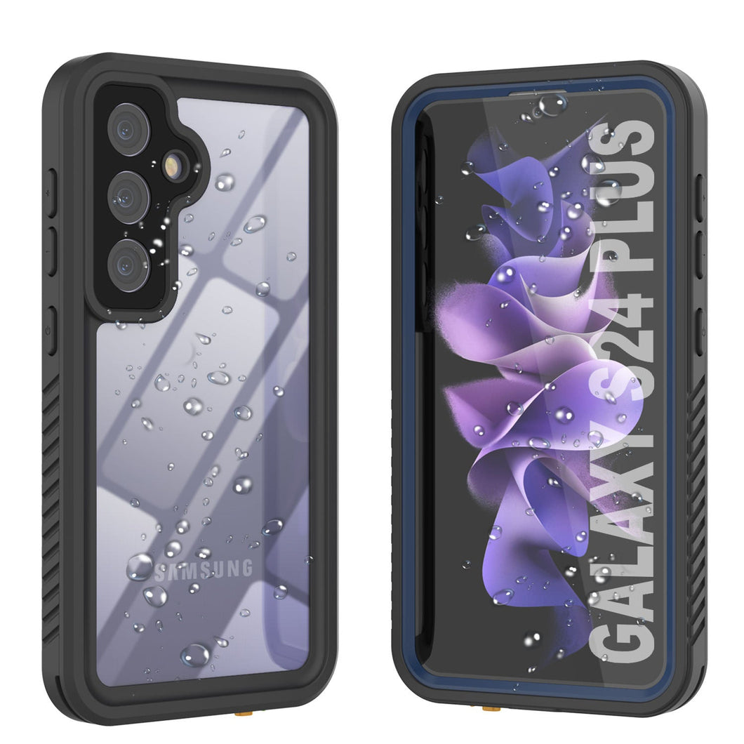 Galaxy S24+ Plus resistente al agua ya los golpes [Serie Extrema], con protector de pantalla [Azul Marino].