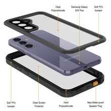 Cargar imagen en el visor de la galería, Galaxy S24+ Plus a prueba de agua y golpes [Serie Extrema] con protector de pantalla (negro)
