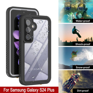 Galaxy S24+ Plus a prueba de agua, golpes, nieve y suciedad [Serie Extrema] Funda Slim Punkcase [Blanca]