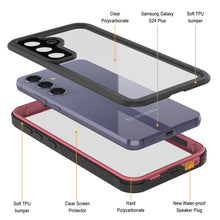 Cargar imagen en el visor de la galería, Galaxy S24+ Plus Resistente al agua / a los golpes / a la nieve [Serie Extrema] Funda protectora de pantalla delgada [rosa]
