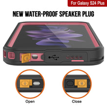Cargar imagen en el visor de la galería, Galaxy S24+ Plus Resistente al agua / a los golpes / a la nieve [Serie Extrema] Funda protectora de pantalla delgada [rosa]
