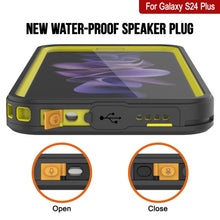 Cargar imagen en el visor de la galería, Galaxy S24+ Plus a prueba de agua/ a prueba de golpes [Serie Extrema] con estuche protector de pantalla [Amarillo]
