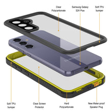 Cargar imagen en el visor de la galería, Galaxy S24+ Plus a prueba de agua/ a prueba de golpes [Serie Extrema] con estuche protector de pantalla [Amarillo]
