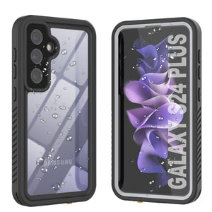Galaxy S24+ Plus a prueba de agua, golpes, nieve y suciedad [Serie Extrema] Funda Slim Punkcase [Blanca]