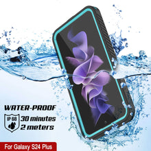 Cargar imagen en el visor de la galería, Galaxy S24+ Plus Estuche Protector de Pantalla a Prueba de Agua/ Golpes/ Nieve [Serie Extrema] [Turquesa]
