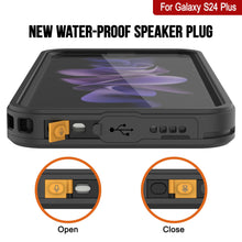 Cargar imagen en el visor de la galería, Galaxy S24+ Plus a prueba de agua y golpes [Serie Extrema] con protector de pantalla (negro)
