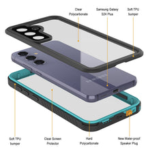 Cargar imagen en el visor de la galería, Galaxy S24+ Plus Estuche Protector de Pantalla a Prueba de Agua/ Golpes/ Nieve [Serie Extrema] [Turquesa]
