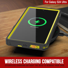 Load image into Gallery viewer, Galaxy S24 Ultra resistente al agua/ a prueba de golpes [Serie Extrema] con protector de pantalla [Amarillo]
