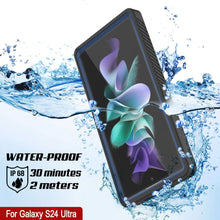 Load image into Gallery viewer, Galaxy S24 Ultra resistente al agua y a los golpes [Serie Extrema] con estuche de protector de pantalla [Azul Marino]
