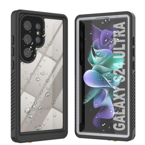 Galaxy S24 Ultra a prueba de agua / golpes / nieve / suciedad [Serie Extreme] Funda Slim Punkcase [Blanco]