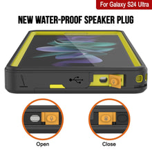 Load image into Gallery viewer, Galaxy S24 Ultra resistente al agua/ a prueba de golpes [Serie Extrema] con protector de pantalla [Amarillo]

