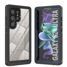 Load image into Gallery viewer, Galaxy S24 Ultra resistente al agua y a los golpes [Serie Extrema] con estuche de protector de pantalla [Azul Marino]

