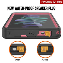 Load image into Gallery viewer, Galaxy S24 Ultra a prueba de agua/ golpes/ nieve [Serie Extrema] Estuche protector delgado de pantalla [Rosa]

