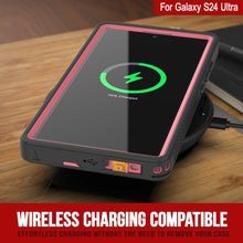 Load image into Gallery viewer, Galaxy S24 Ultra a prueba de agua/ golpes/ nieve [Serie Extrema] Estuche protector delgado de pantalla [Rosa]
