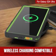 Load image into Gallery viewer, Galaxy S24 Ultra a prueba de agua/impactos [Serie Extrema] Funda Protectora de Pantalla [Verde Claro]
