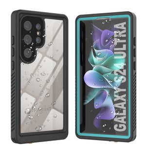 Funda protectora [Teal] resistente al agua, a los golpes y a la nieve [Serie Extrema] para Galaxy S24 Ultra.