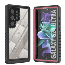 Load image into Gallery viewer, Galaxy S24 Ultra a prueba de agua/ golpes/ nieve [Serie Extrema] Estuche protector delgado de pantalla [Rosa]
