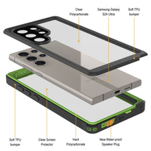 Load image into Gallery viewer, Galaxy S24 Ultra a prueba de agua/impactos [Serie Extrema] Funda Protectora de Pantalla [Verde Claro]
