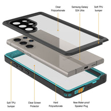 Load image into Gallery viewer, Funda protectora [Teal] resistente al agua, a los golpes y a la nieve [Serie Extrema] para Galaxy S24 Ultra.
