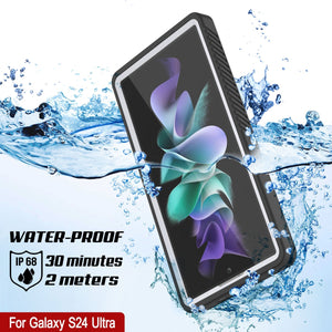 Galaxy S24 Ultra a prueba de agua / golpes / nieve / suciedad [Serie Extreme] Funda Slim Punkcase [Blanco]