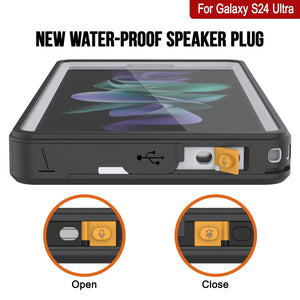 Galaxy S24 Ultra a prueba de agua / golpes / nieve / suciedad [Serie Extreme] Funda Slim Punkcase [Blanco]
