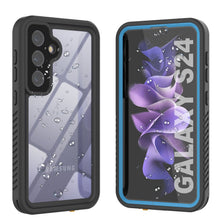 Cargar imagen en el visor de la galería, Funda delgada de la serie Extreme a prueba de agua, golpes, nieve y suciedad para Galaxy S24 [Azul Claro]
