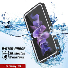 Cargar imagen en el visor de la galería, Galaxy S24 a prueba de agua / golpes / nieve / suciedad [Serie Extreme] Funda fina Punkcase [Blanca]

