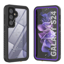 Cargar imagen en el visor de la galería, Galaxy S24 a prueba de agua / golpes [Serie Extreme] Funda protectora fina de pantalla [Púrpura]
