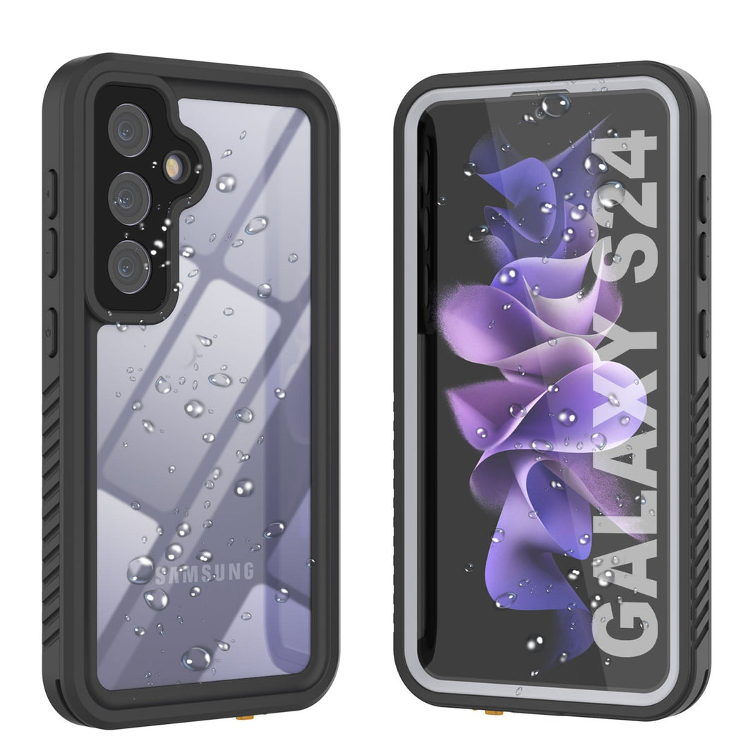 Galaxy S24 a prueba de agua / golpes / nieve / suciedad [Serie Extreme] Funda fina Punkcase [Blanca]